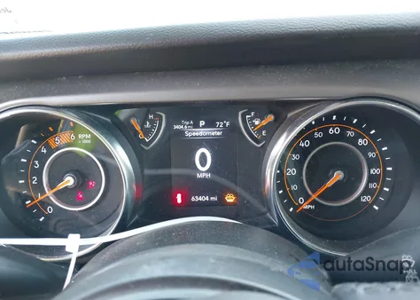 2022 Jeep Wrangler Unlimited Willys из США, поврежденный, VIN 1C4HJXDM8NW174277